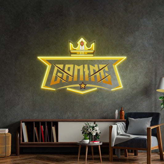 Crown Gaming Led Neon Sign Pop Art