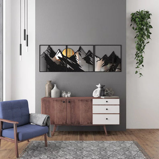 Dusk Glow Sunset Wood Wall Decor