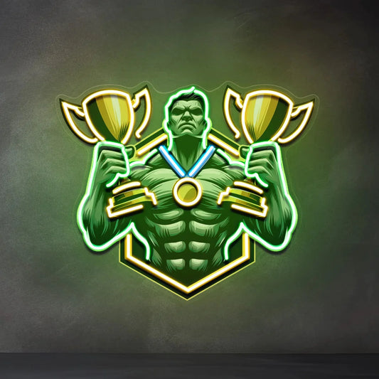 Hulk Holding Trophy Pop Art