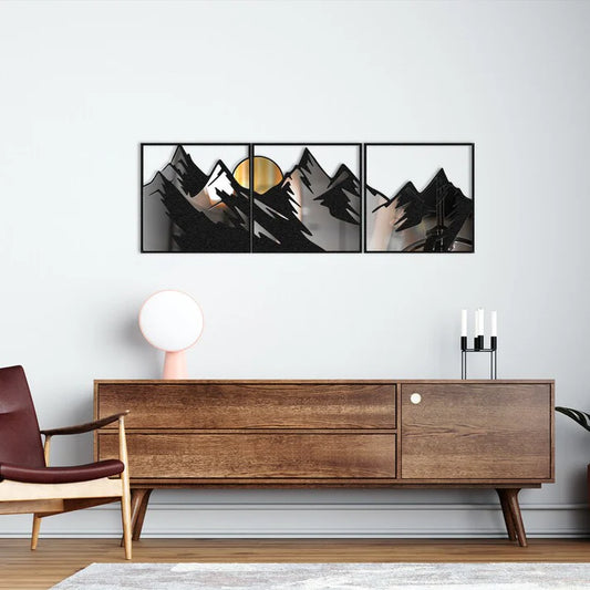 Dusk Glow Sunset Wood Wall Decor